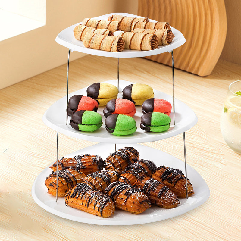 Collapsible Party Tray, 3 Tier