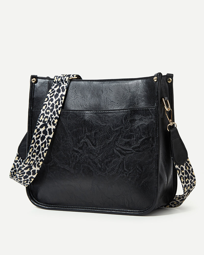 Crossbody Women's Leopard Print Shoulder Large Capacity Tote Bag