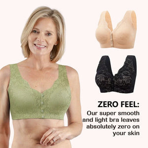 Zero Feel Lace Full Coverage Front Closure Bra