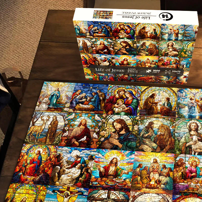 Life of Jesus Christmas Advent Calendar Jigsaw Puzzle 1000 Pieces