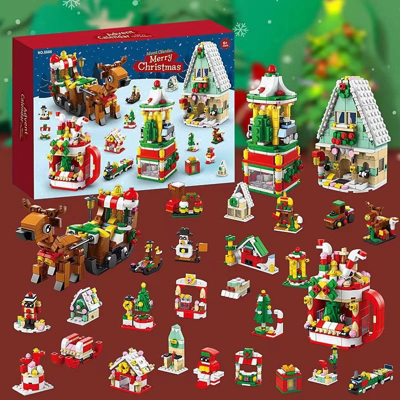 2024 Christmas Tree Building Toy Set