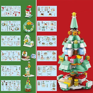 2024 Christmas Tree Building Toy Set