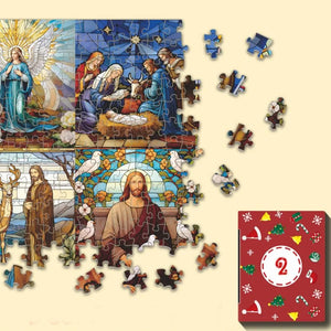 Life of Jesus Christmas Advent Calendar Jigsaw Puzzle 1000 Pieces