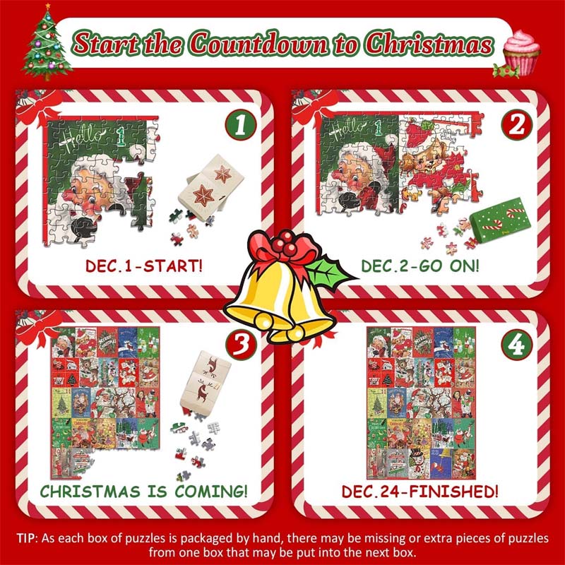 24 Days Christmas Puzzle