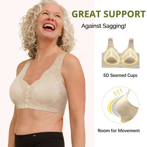 Zero Feel Lace Full Coverage Front Closure Bra