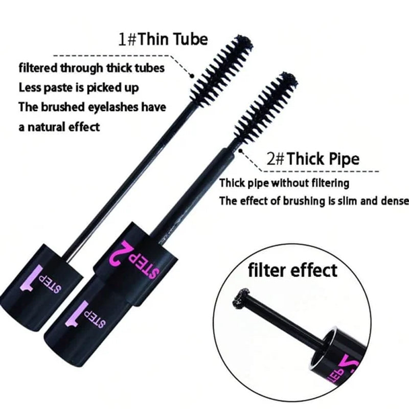 🔥(Buy 2 Get 1 Free)-Long Thick Curl Eyelash Mascara Dual-Purpose Mascara