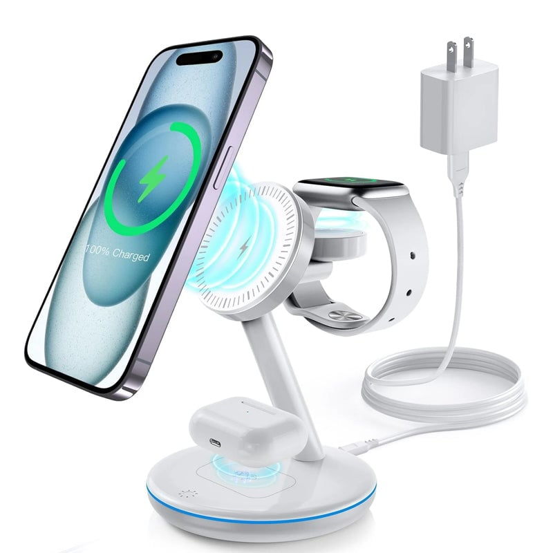 Folding Magnetic Multi-Function 3-in-1 Wireless Charger