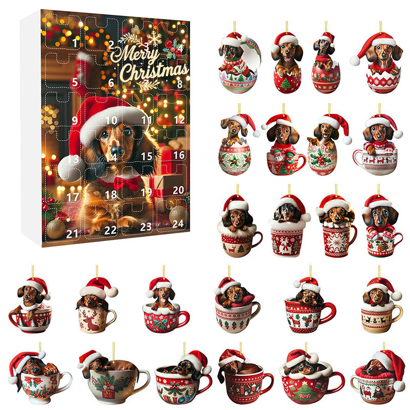 🎅2024 Christmas Dachshund Advent Calendar🎁