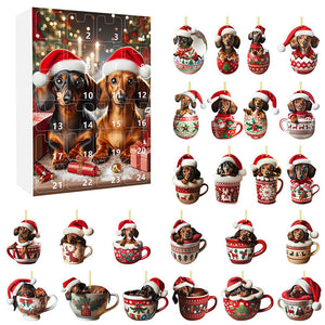 🎅2024 Christmas Dachshund Advent Calendar🎁