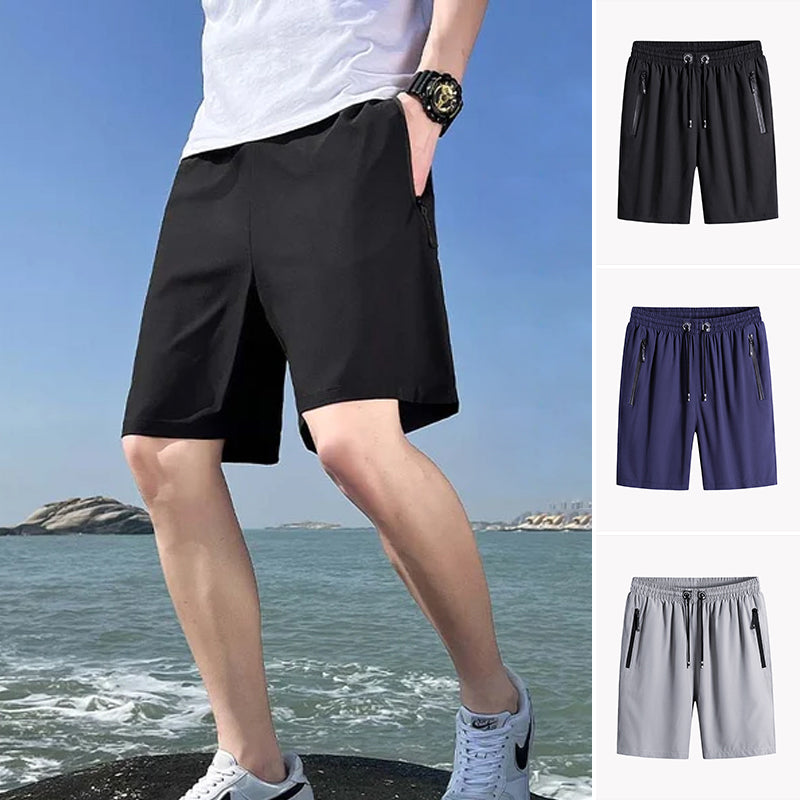 🔥Summer Specials🔥 Men's Plus Size Ice Silk Stretch Shorts