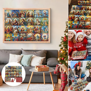 Life of Jesus Christmas Advent Calendar Jigsaw Puzzle 1000 Pieces