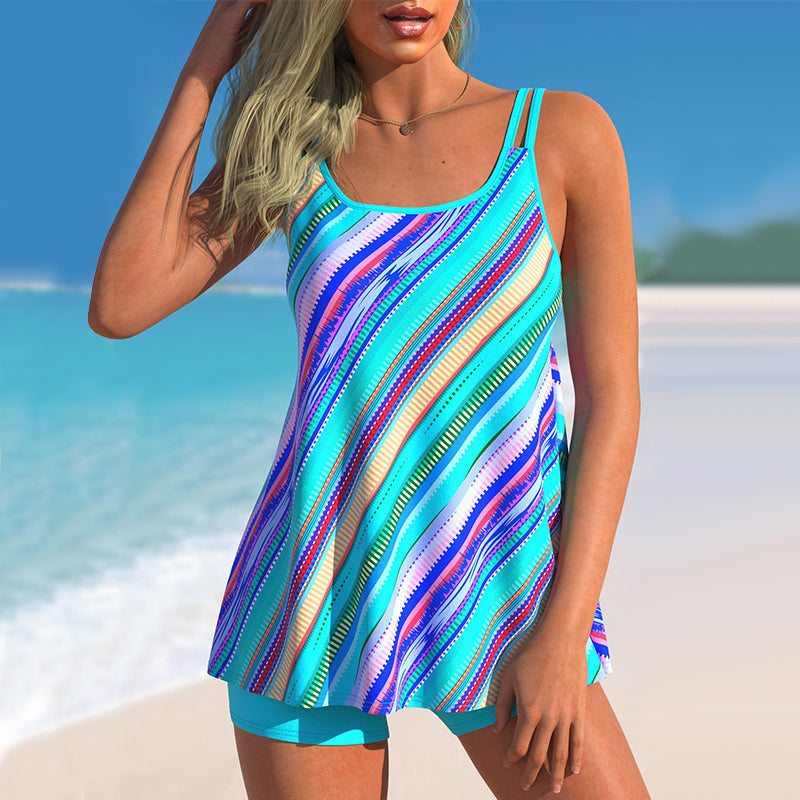 Split Large Size Swimsuit