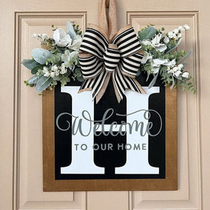 2023 NEW - Welcome Front Door Wreath