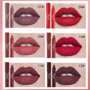 12 Colors Matte Lipstick Pen