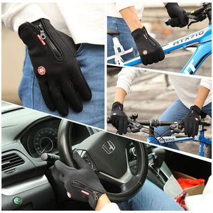 Hirundo Touch Screen Windproof Thermal Gloves