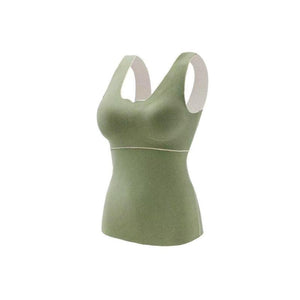 Thin Seamless Fleece Underwear Vest