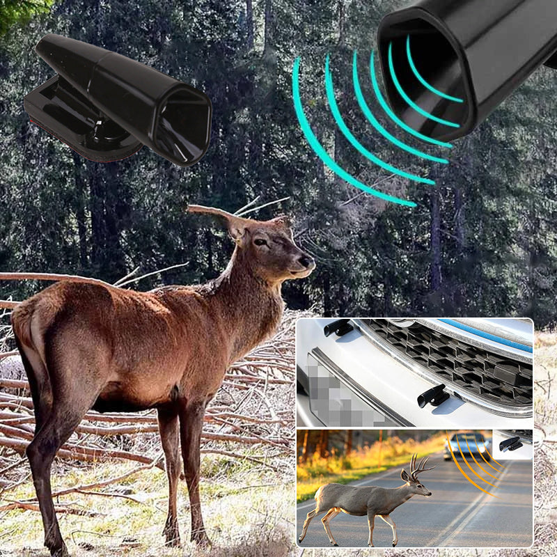 🦒Ultrasonic Deer Warning Whistle Repeller for Car