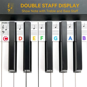 🎹 Removable Piano Keyboard Note Labels