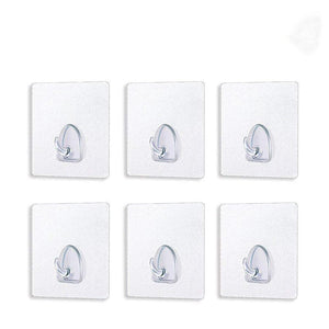 Hirundo® Waterproof Reusable Seamless Sticky Transparent Frosted Hooks