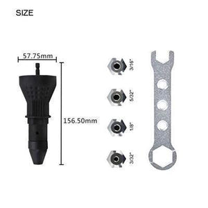 Detachable Rivet Gun Drill Adapter