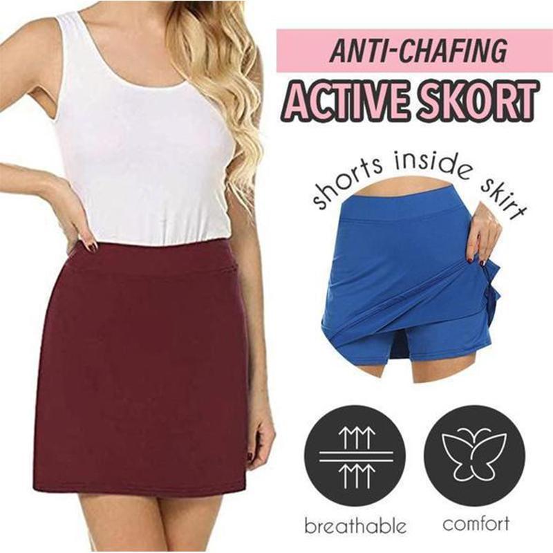 Anti-Chafing Active Skort