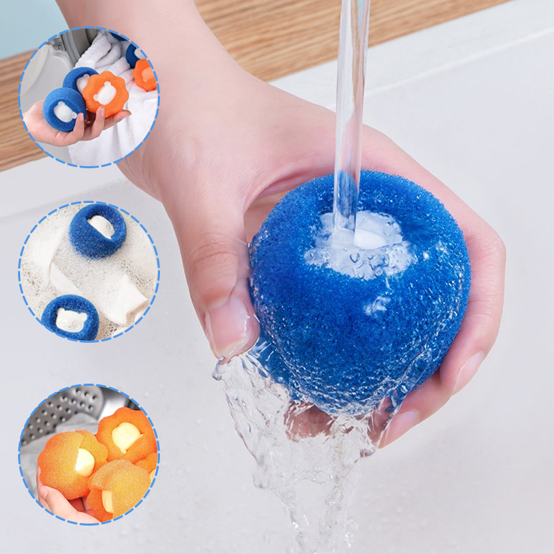 Sponge Laundry Ball, 3pcs