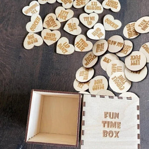 Funny Date Night Activity Token & Box (Set of 20pcs)