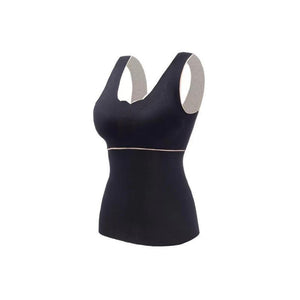 Thin Seamless Fleece Underwear Vest