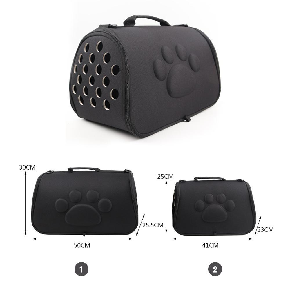 Pet out portable diagonal cross-breathable space bag