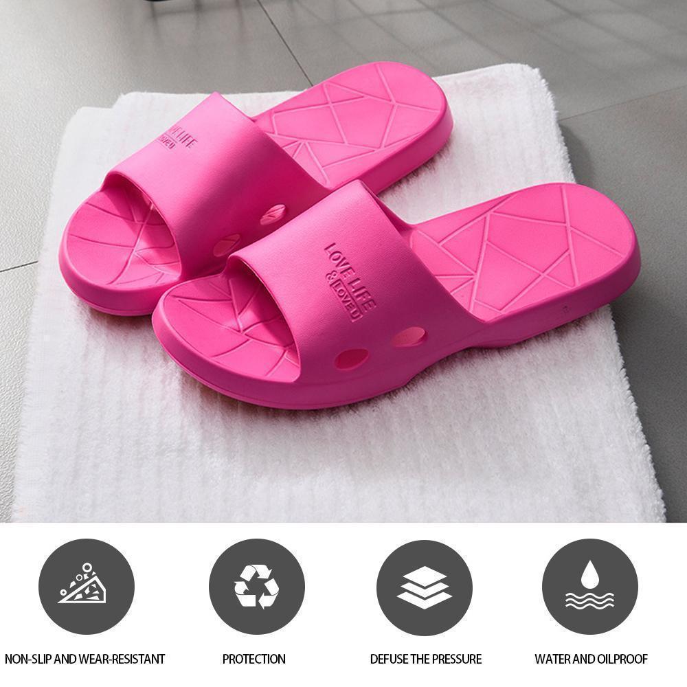 Non-slip cool house slippers