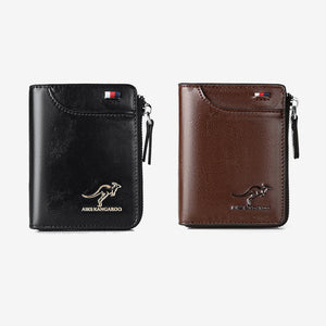 Kangaroo Men’s RFID Blocking Wallet, Multi-function Credit Card Holder