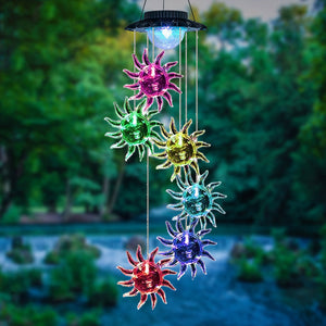 Solar Color Changing Wind Chime Light