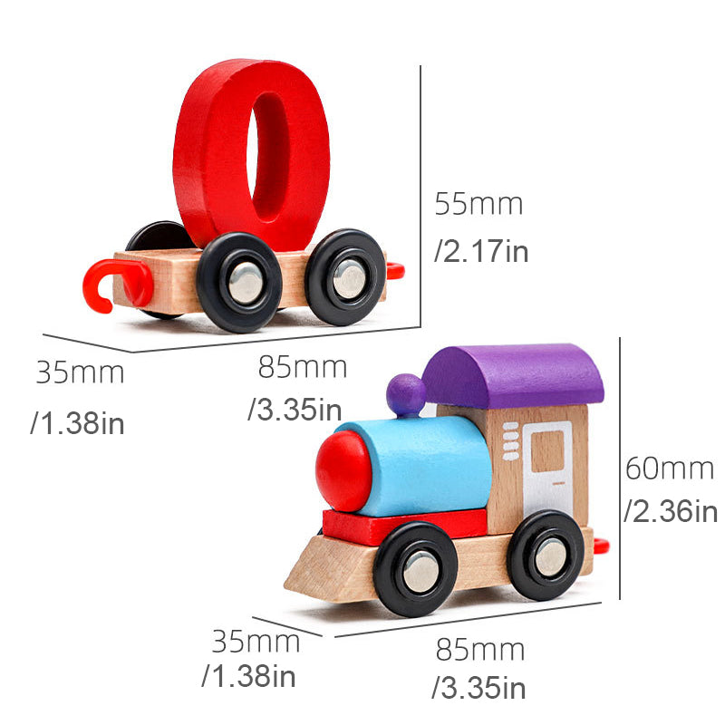 🚆Wooden Digital Train Toy