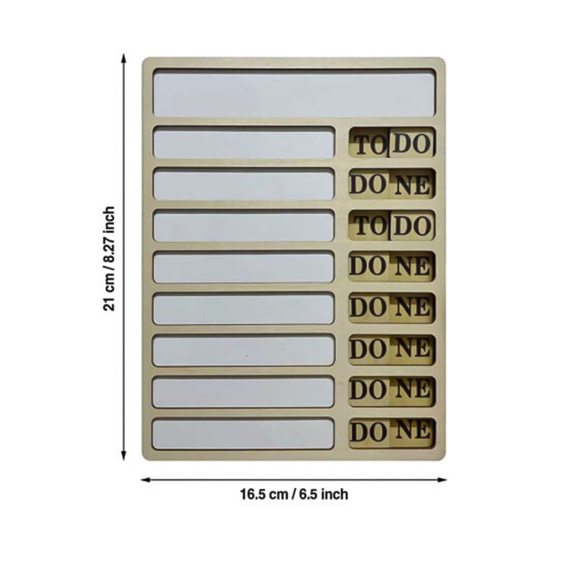 Wood Chore Chart