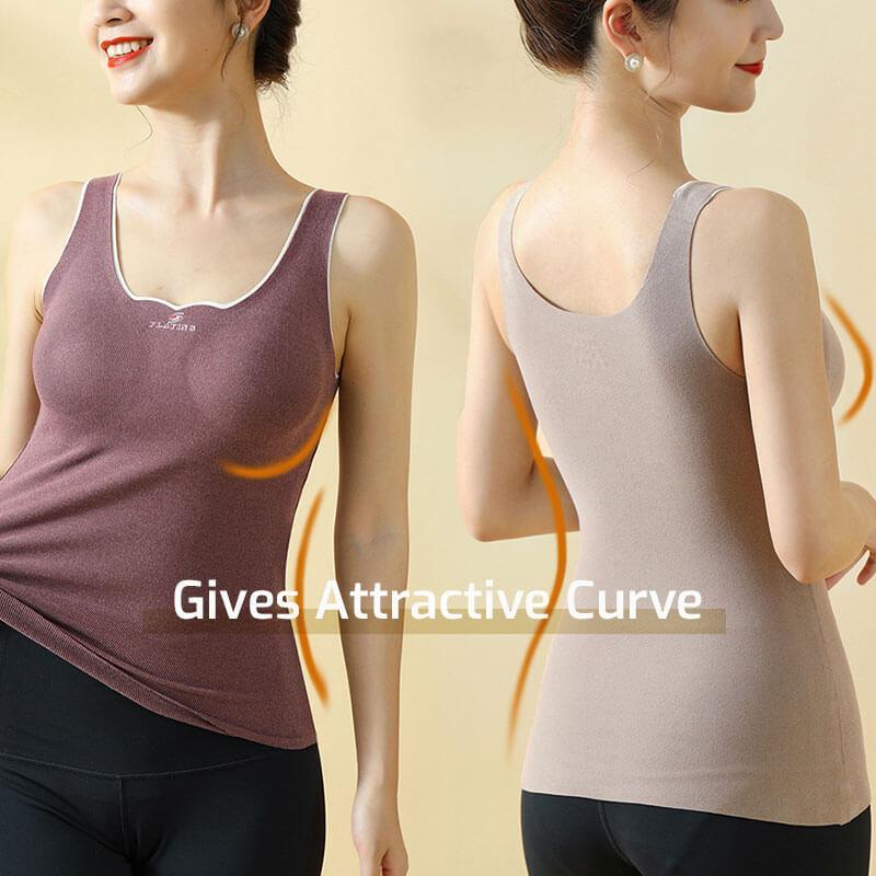 Thin Seamless Fleece Underwear Vest