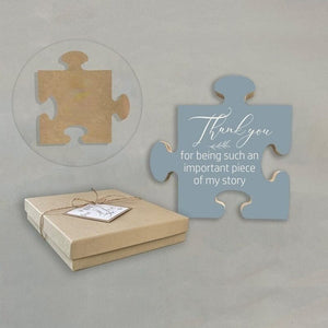 Puzzle Piece Thank You Gift