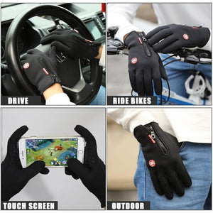 Hirundo Touch Screen Windproof Thermal Gloves