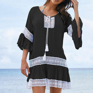 Lace Panel Tunic Dress