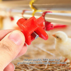 Horizontal Side Mount Chicken Waterer (10 PCS)