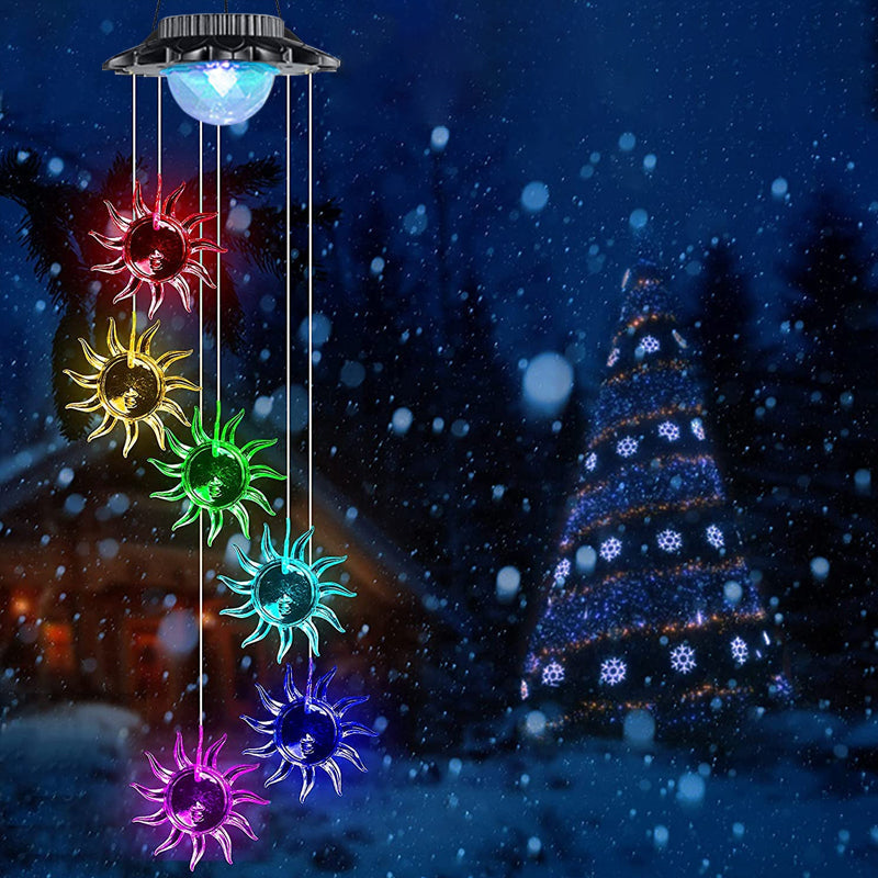 Solar Color Changing Wind Chime Light