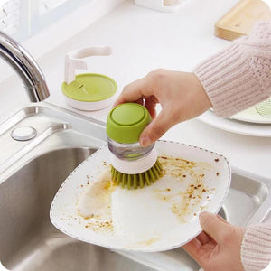 Press-type Dishwashing Brush