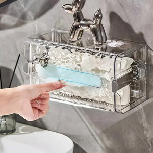 Multifunctional glacier pattern tissue box