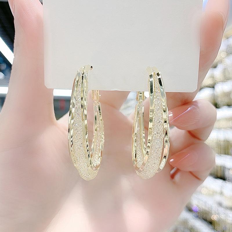 Fashion Oval Earrings