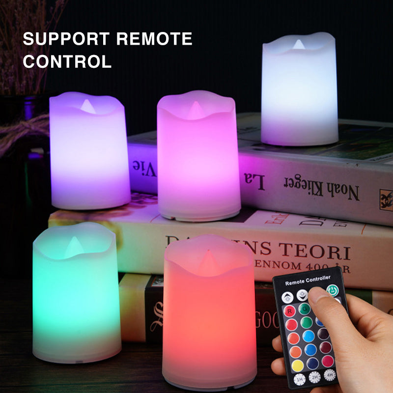 🕯 Remote Control Colourful Electronic Candle