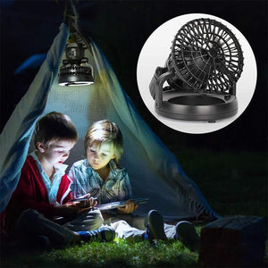 Portable Camping Lantern with Ceiling Fan