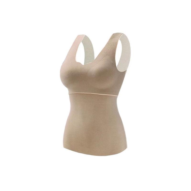 Thin Seamless Fleece Underwear Vest