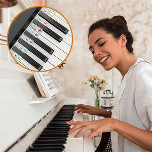 🎹 Removable Piano Keyboard Note Labels