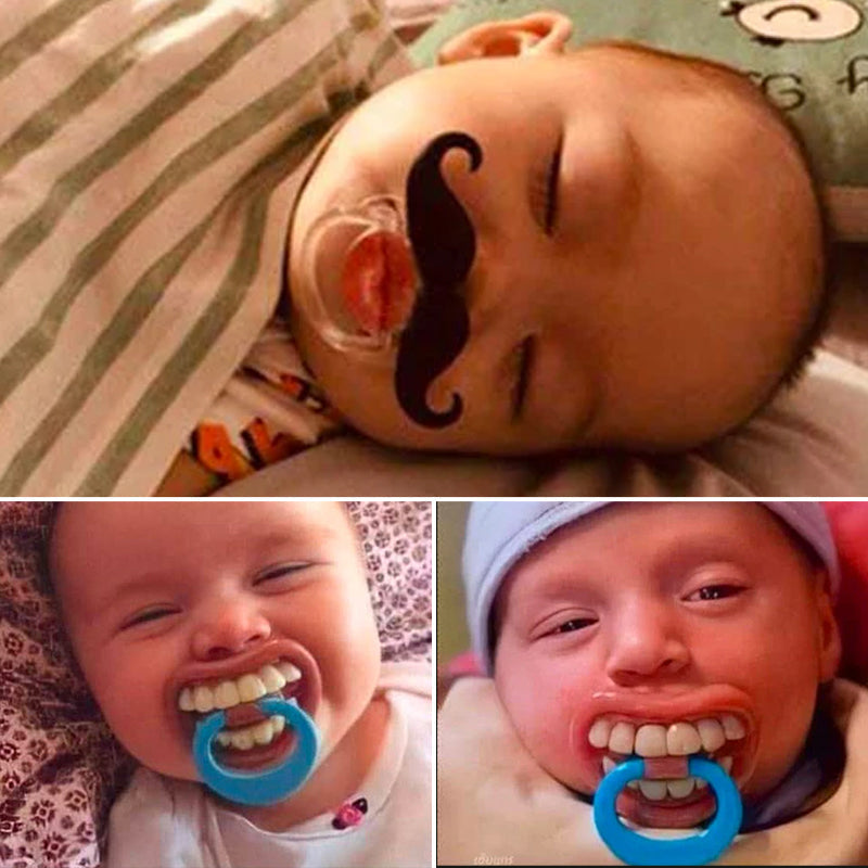 Funny Teeth Baby Pacifiers