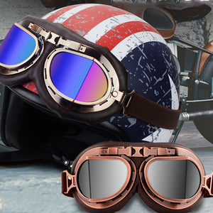 Vintage Steampunk Biker Goggles