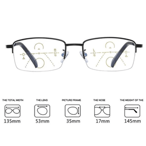 New Bifocal Progressive And Anti-Blue Eyewear Ultralight Reading Gl@sses